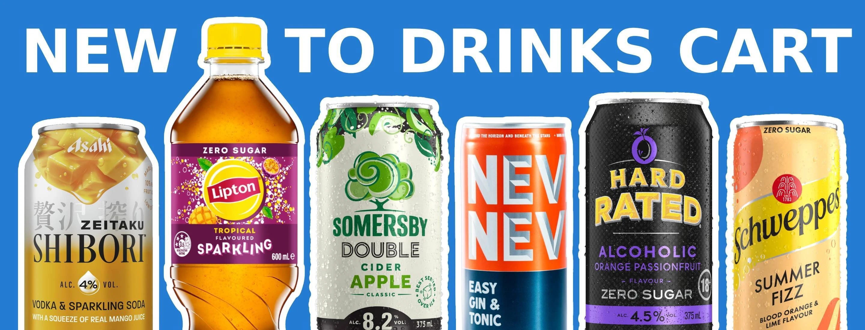 #New to Drinks Cart