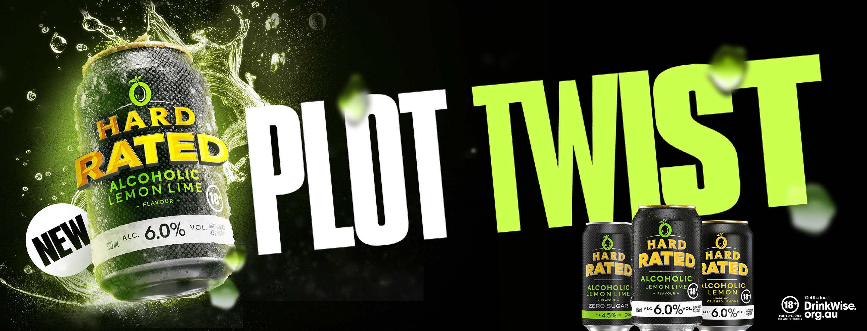 #Hard Rated Lemon Lime 6%