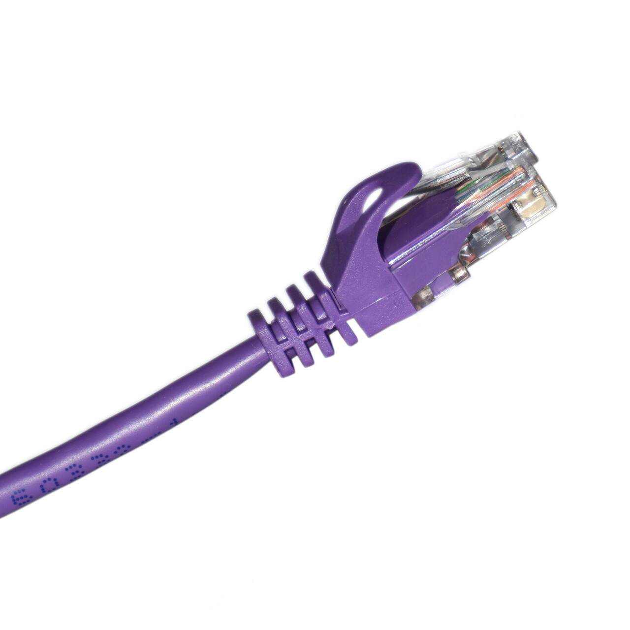 Cat5e Purple Ethernet Patch Cable Snagless/Molded Boot 10 Foot 