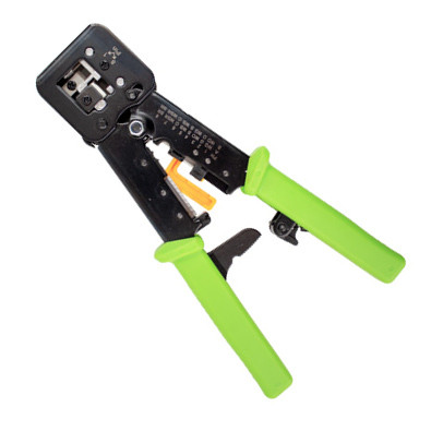 HT-08P6 Ethernet Crimping Tool – For RJ45 Cat5e Cat6 Cat6a 8-Pin Modular Plugs