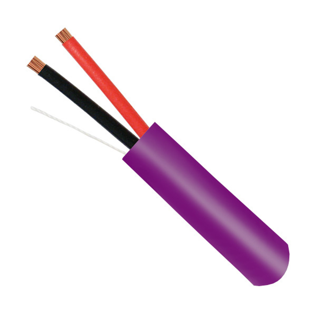14/2 Speaker Cable 500', CL3 Rated - Purple