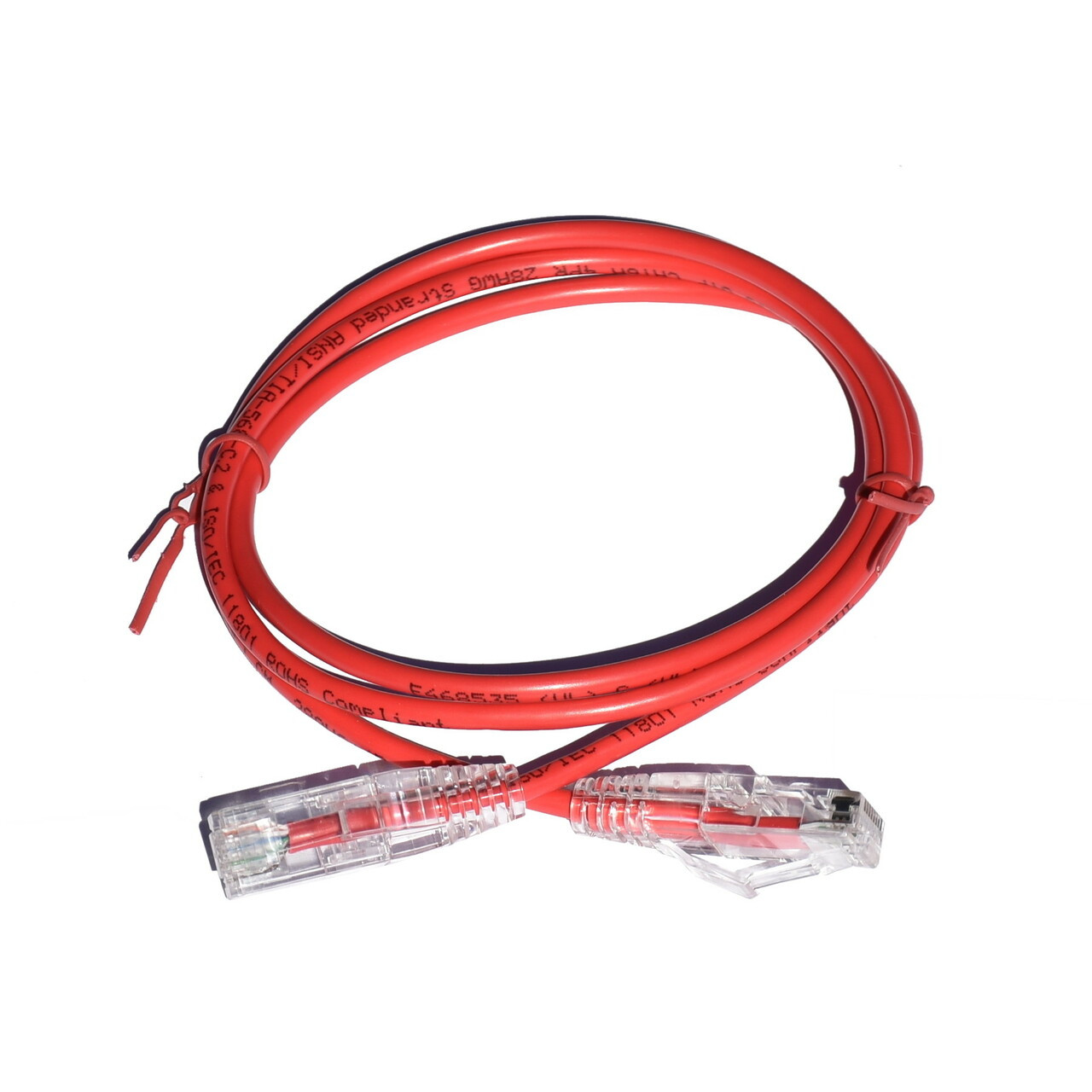 14 FT Booted CAT8 Network Patch Cable - Red