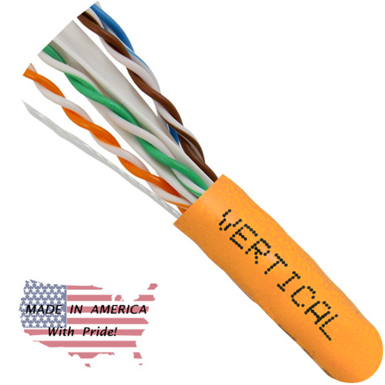 TSUNET CAT6A UTP 4P LANケーブル 165m　橙 Cables for Less - UTP Ethernet - Cat6a Plenum Bulk Cable