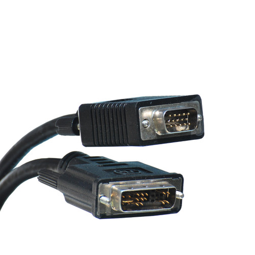 High Quality 6 Foot DVI-A Male To VGA HD15 Male Cable