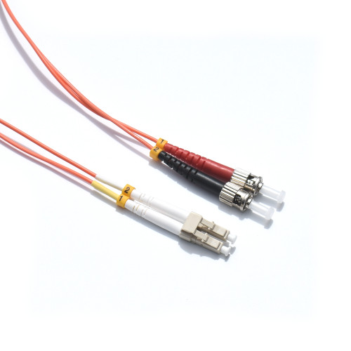 OM1 1 Meter ST to LC Multimode Fiber Patch Cable