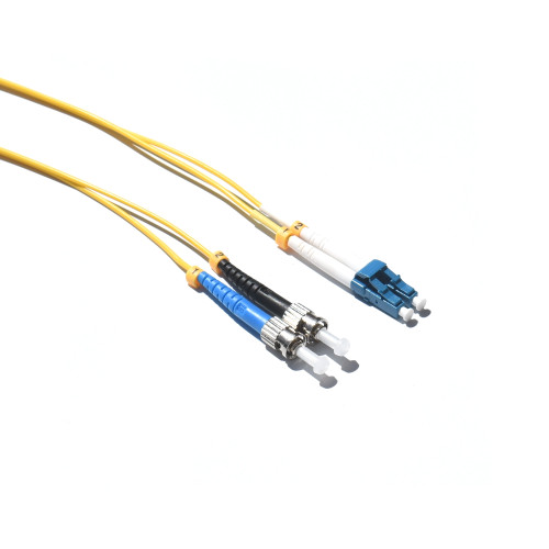 OS2 Fiber LC to ST Fiber Patch Cable 5 Meter
