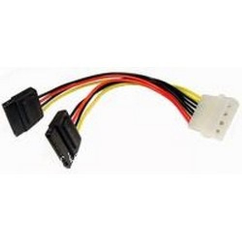 Cable, Serial ATA, Power-Y Adapter, 5.25 Inch To 2 X Serial ATA, 6 Inch