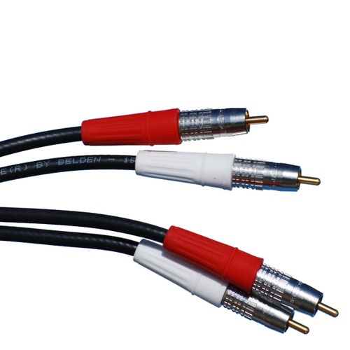 Super High Quality Individual 5 Foot RCA Cables, Red And White, RCA To RCA
