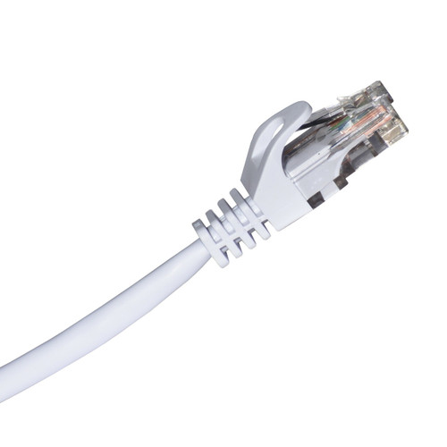 White cat6 patch cable