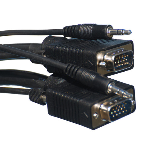 10 Feet M/M SVGA Cable With 3.5mm Audio