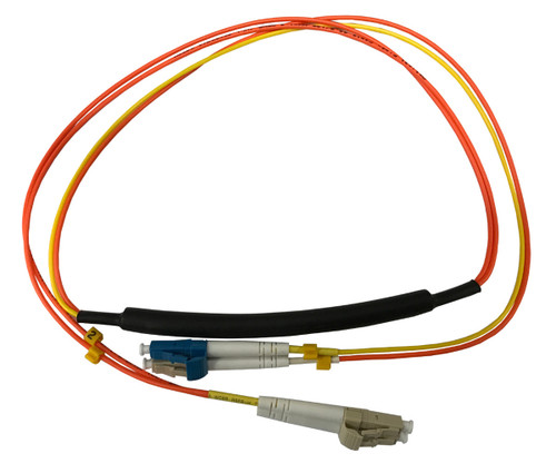 3 Meter LC- 62.5/125 MM/LC- SM Mode Conditioning Fiber Optic Patch Cable (LC Equip / LC Plant)