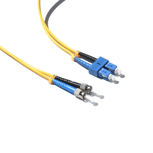 OS2 Fiber SC to ST Fiber Patch Cable 7 Meter