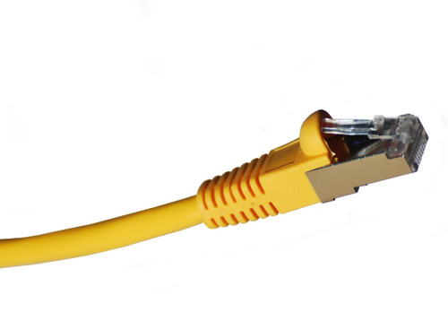 5 Foot Yellow STP CAT6 Shielded Cable