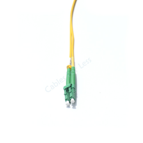5 Meter Fiber, Singlemode Duplex, LC APC vs LC UPC Cable