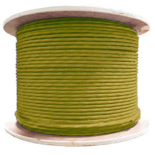 Cat6 Shielded Cable 1000 ft - Yellow Stranded