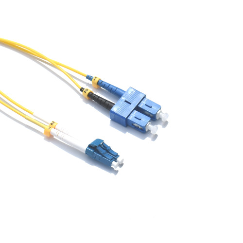OS2 Fiber LC to SC Fiber Patch Cable 50 Meter