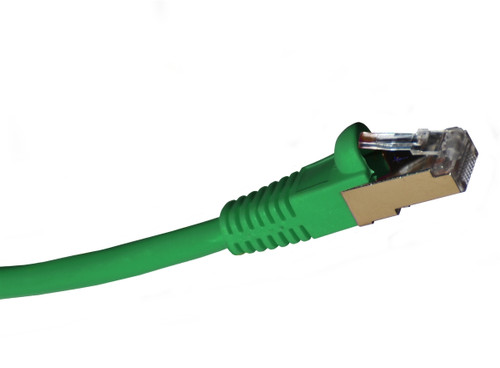 15 Foot Green STP CAT6 Shielded Cable