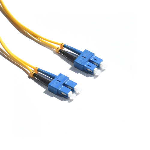 OS2 Fiber SC to SC Fiber Patch Cable 15 Meter