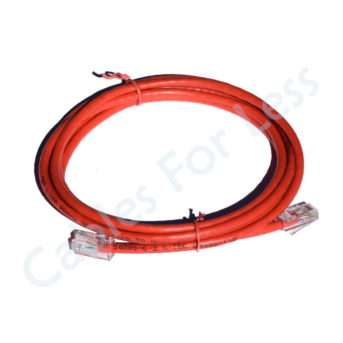 Red Crimped Ethernet Cables | 10 Foot Network Patch Cord