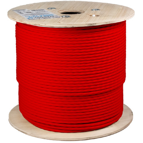 CAT6A Cable Bulk - Red Solid