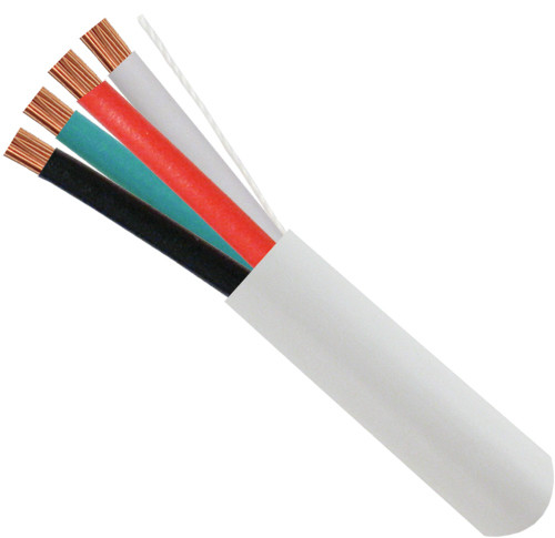 16/4 Speaker Cable 500', CL3 Rated - White