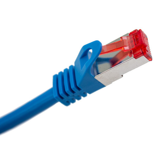 V7 Blue Cat6 Shielded (STP) Cable RJ45 Male to RJ45 Male 3m 10ft