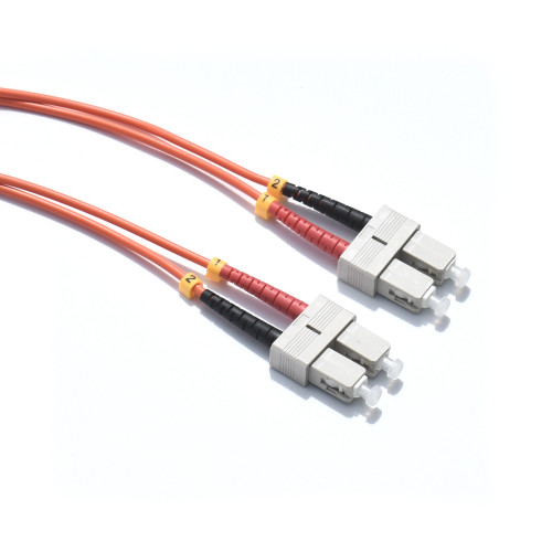 1 Meter OM1 SC to SC Multimode Fiber Patch Cable