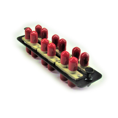 6 Port ST Adapter for Modular Fiber Panels - Cables For Less