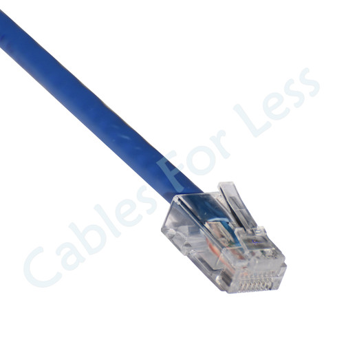 CAT 5e Cable Plenum 125 Foot Made in America Blue CAT5e