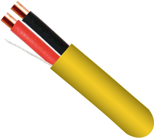 14/2 Fire Alarm Cable, Riser, 1000ft Yellow