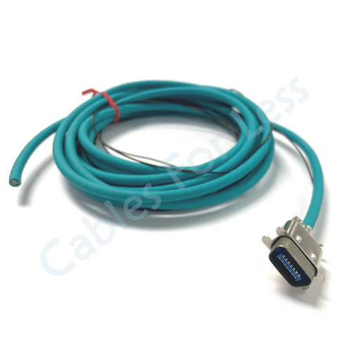 Custom 15ft, 14 pin Centronics to cut end using flexible cable