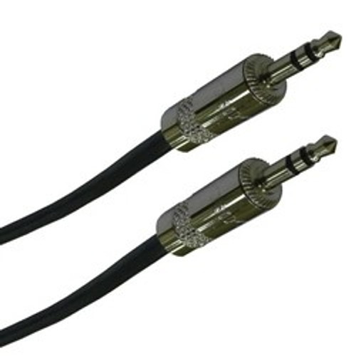 Custom 5 ft 3-5mm M-M Stereo audio cable
