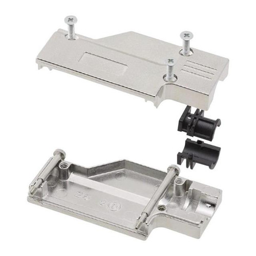 90 degree right angle metal db25 head shell