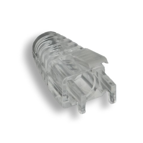 Bag Of 50 RJ45 Boots - Clear 4.5mm