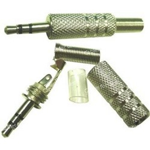 3.5mm Male Connector End With Strain Relief