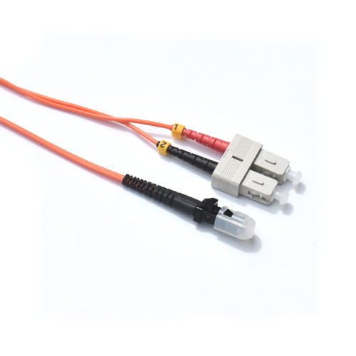 OM1 SC to MTRJ Fiber Patch Cable 2 Meter