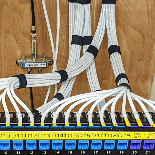 Cat6 Bulk Cable Solid Blue 1000 Foot Pull box Riser Rated