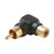 CLOSEOUT - RCA Coupler, Male To Female, Right-Angle