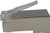 CAT5E Shielded Plug For Round Solid or Stranded Cable - 100 Count Count