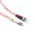 OM1 2 Meter ST to LC Multimode Fiber Patch Cable