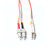 2 Meter OM2 LC to SC Multimode Duplex Fiber Optic Patch Cable