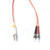 2 Meter OM2 ST-LC Multimode Fiber Patch Cable