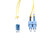 OS2 Fiber LC to SC Fiber Patch Cable 15 Meter