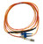 3 Meter LC- 62.5/125 MM/SC- SM Mode Conditioning Fiber Optic Patch Cable (SC Equip / LC Plant)