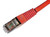 2 Foot Red STP CAT6 Shielded Cable