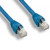 50 Foot CAT6A Patch Cable - Blue, 24 AWG