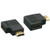 HDMI Male to Female Vertical Flat Coupler / Adapter, 90 Degree