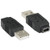 Adapter, USB A Male to Mini B 5 pin Female