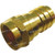 CLOSEOUT - F-Type RG59 1/2 Inch Long Barrel Crimp Connector - Gold