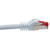3 ft White Cat6A Shielded patch cable